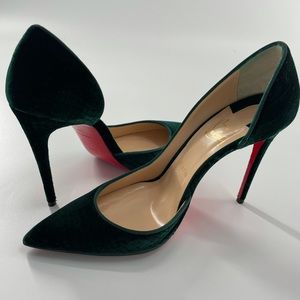 Christian Louboutin Emerald Green Iriza—100